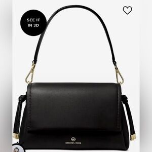 Michael Kors Handbag Purse “Pearl” Black MSRP $398.00 new with tags